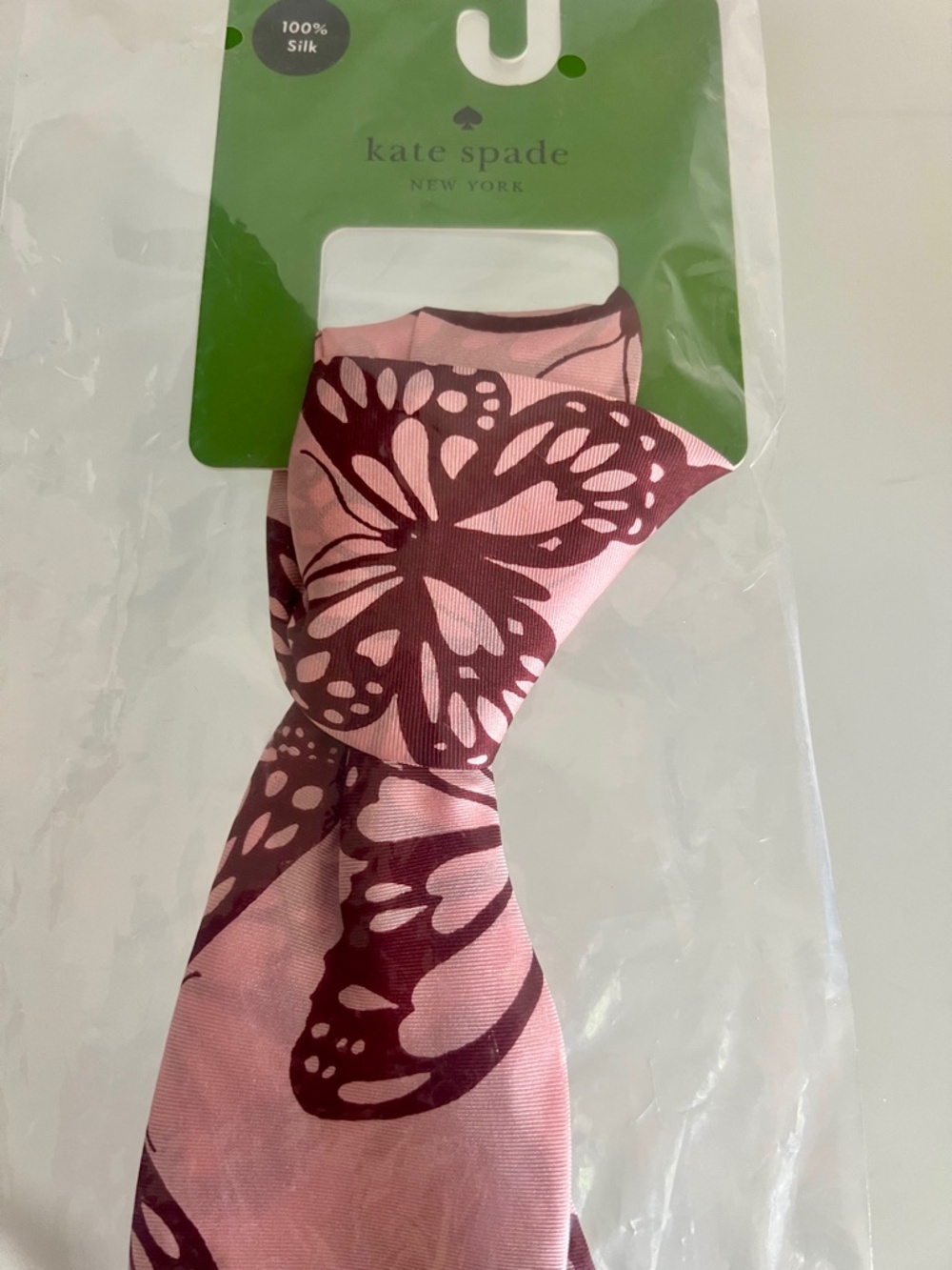 KATE SPADE Spring Flight Silk Square Scarf - Picture 6 of 9